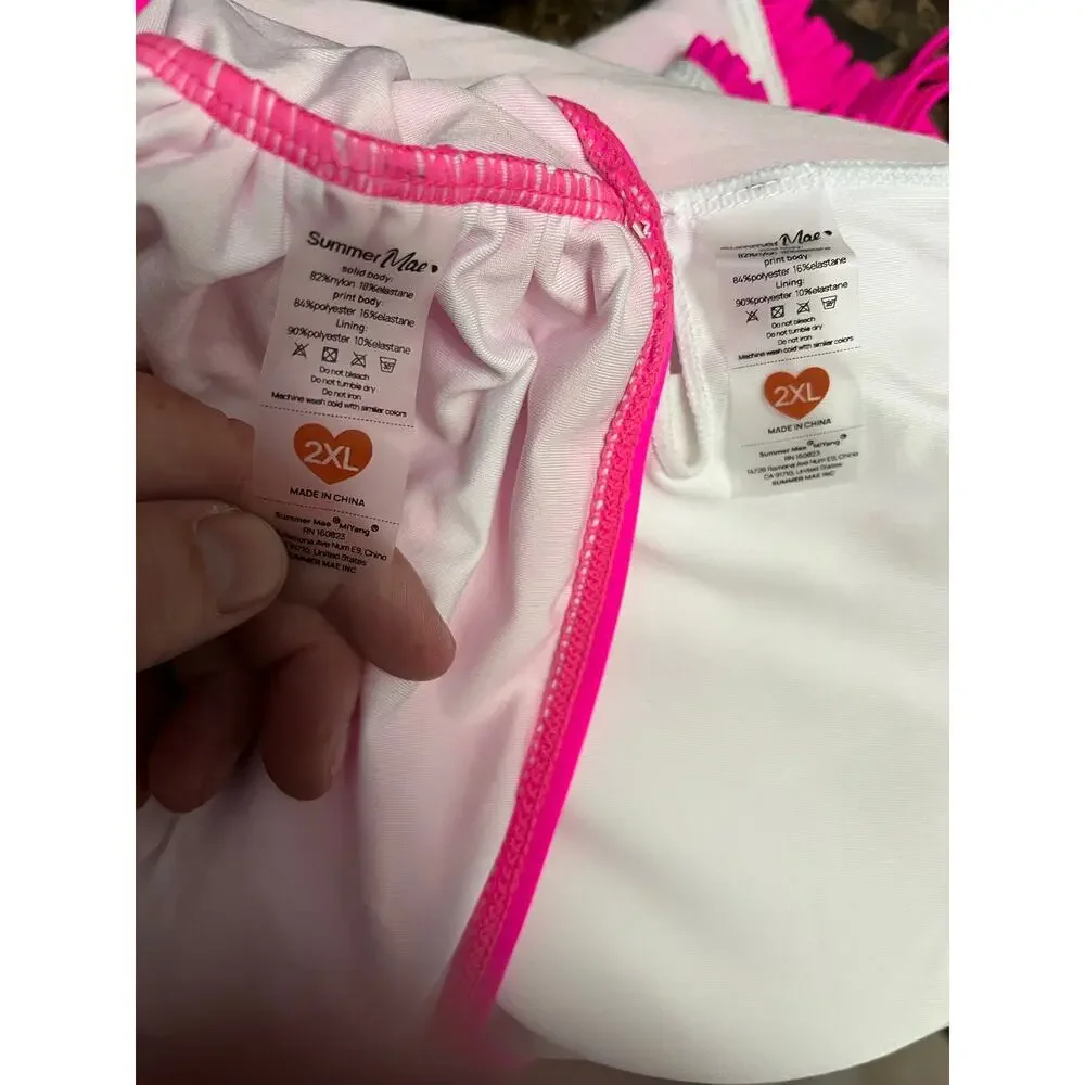 NWT Summer Mae Maternity 2XL Bikini Set